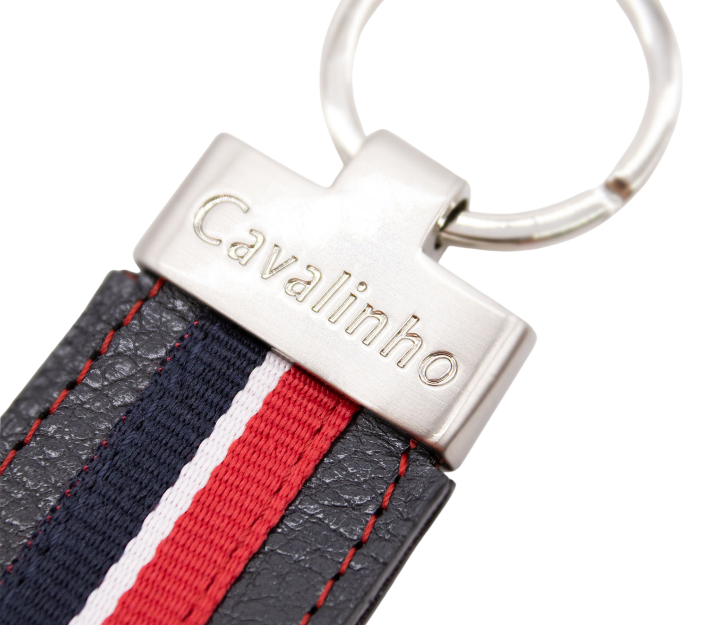 Cavalinho the Sailor Leather Keychain SKU 28150536.22 #color_navy