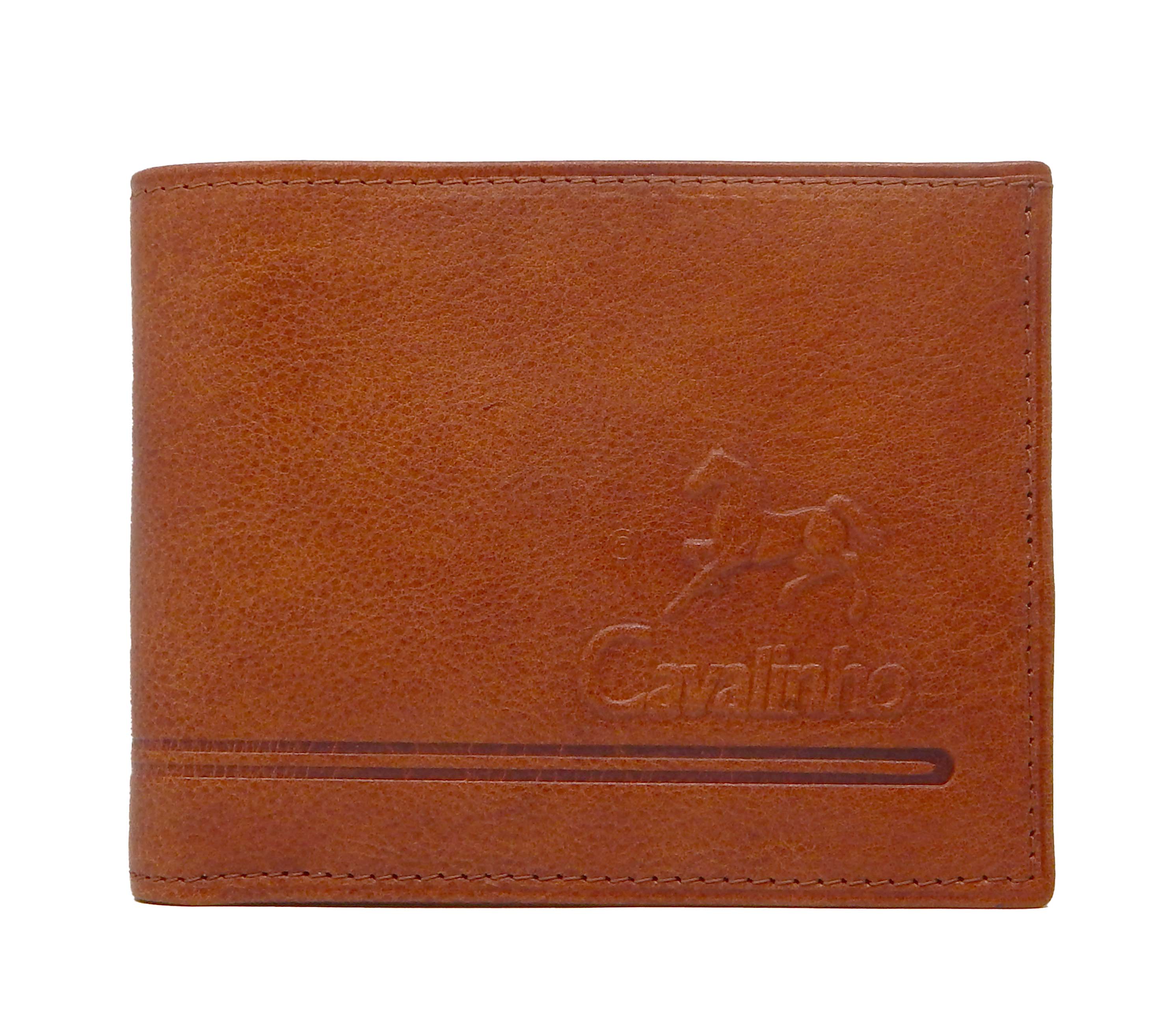 Cavalinho Men's Bifold Leather Wallet SKU 28160512.13 #color_saddlebrown