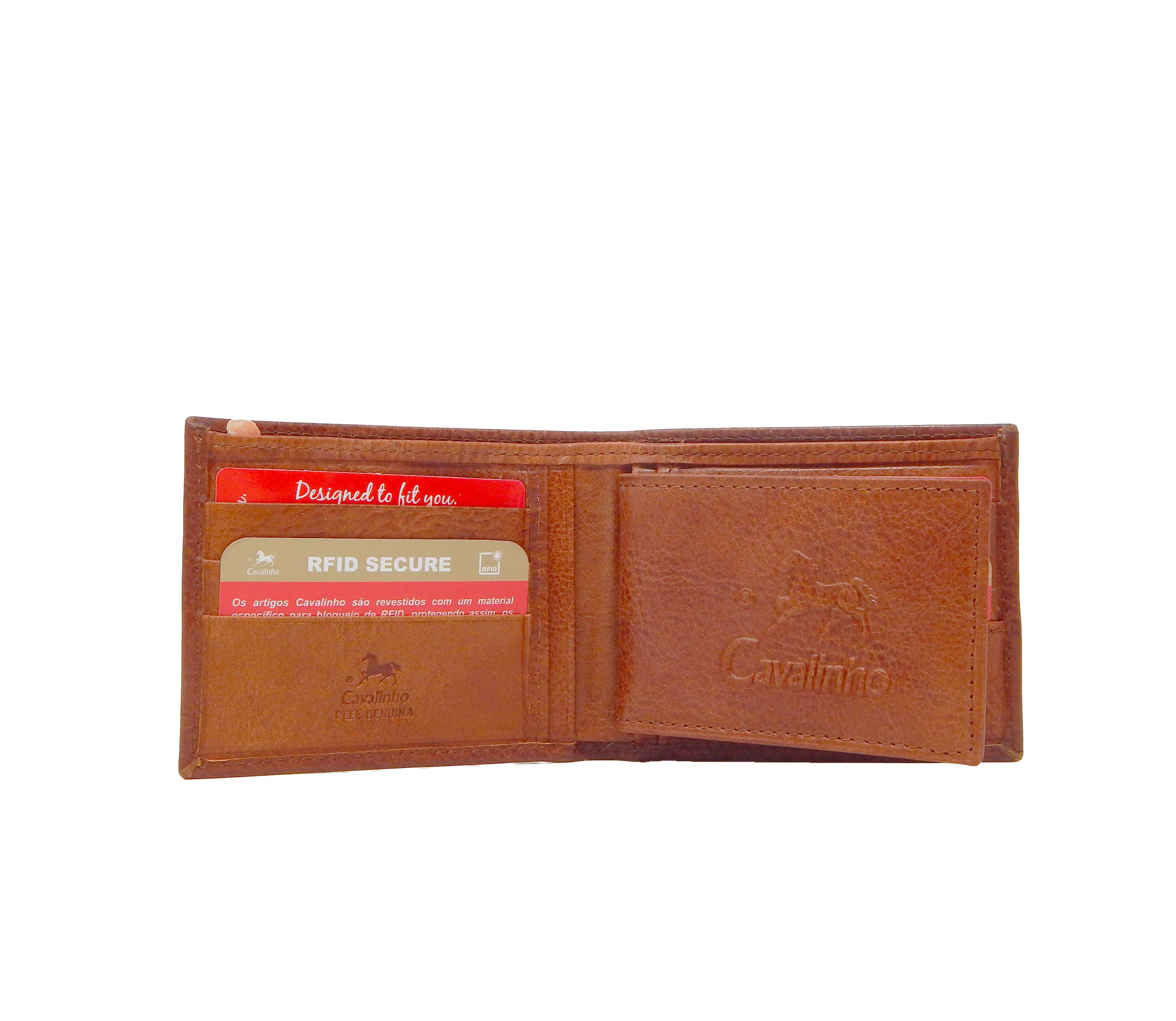 #color_ SaddleBrown | Cavalinho Men's 2 in 1 Bifold Leather Wallet - SaddleBrown - 28160528.13.99_4