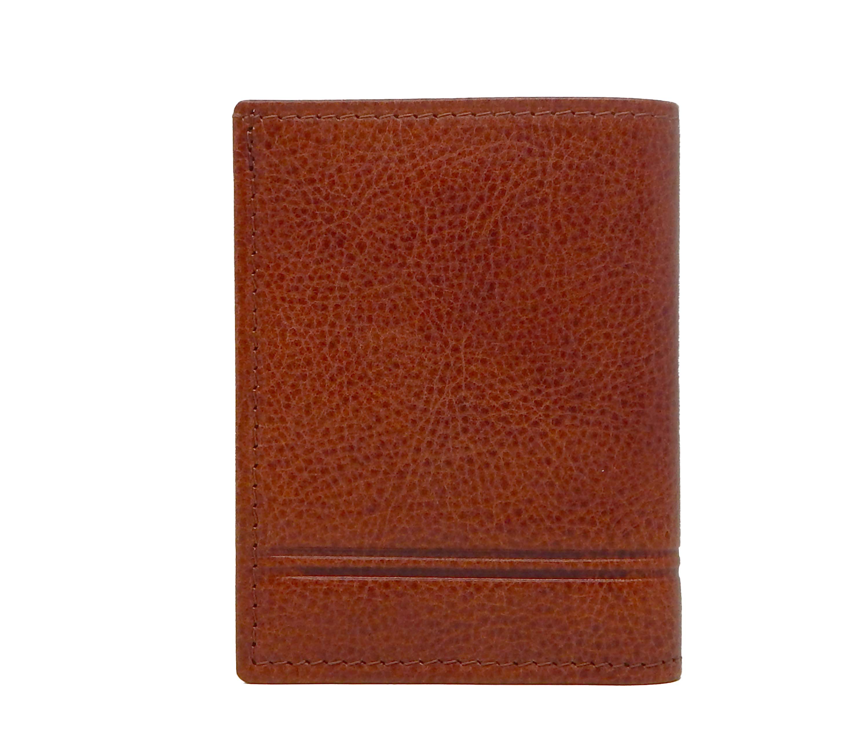 #color_ SaddleBrown | Cavalinho Men's Bifold Slim Leather Wallet - SaddleBrown - 28160533.13.99_3