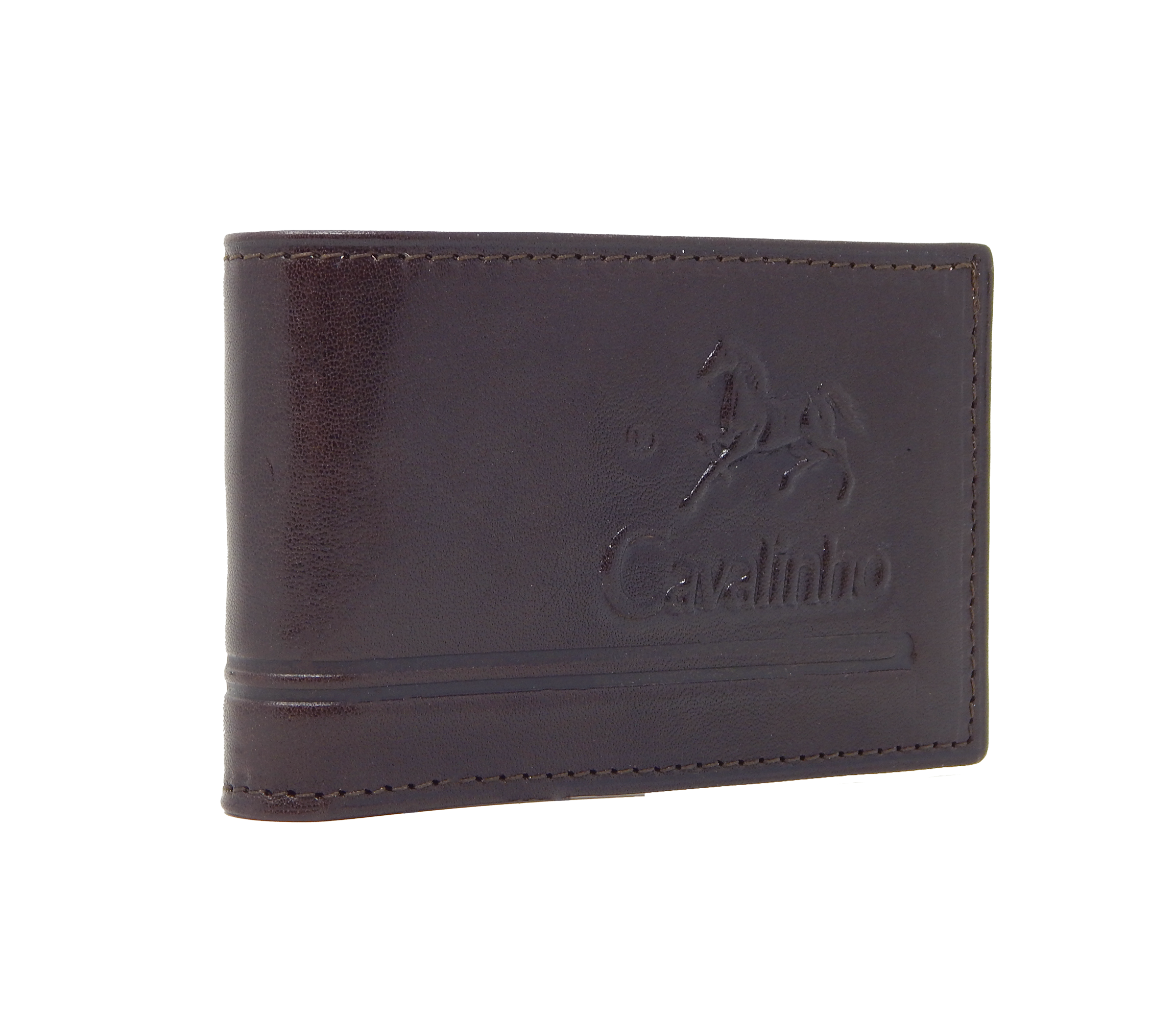 #color_ Brown | Cavalinho Men's Bifold Leather Wallet - Brown - 28160585.02_2