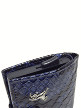 Cavalinho Gallop Bifold Pop Up Slim Patent Leather Wallet SKU 28170022.03 #color_navy