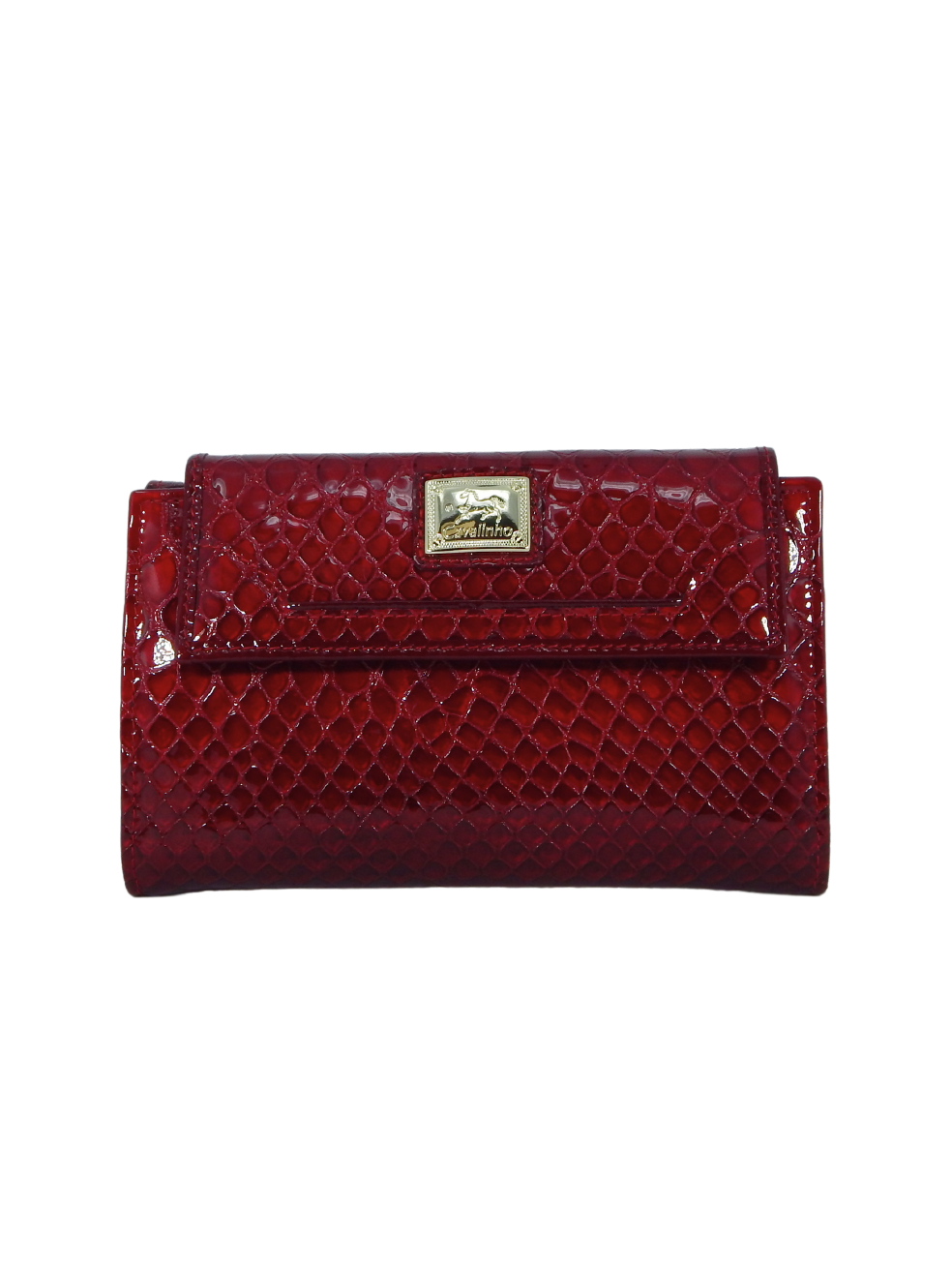 Cavalinho Gallop Patent Leather Wallet for Women SKU 28170206.04 #color_red