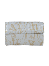 Cavalinho Gallop Patent Leather Wallet for Women SKU 28170206.31 #color_Beige / White