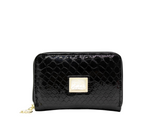 Cavalinho Gallop Patent Leather Card Holder Wallet for Women SKU 28170217.01 #color_Black