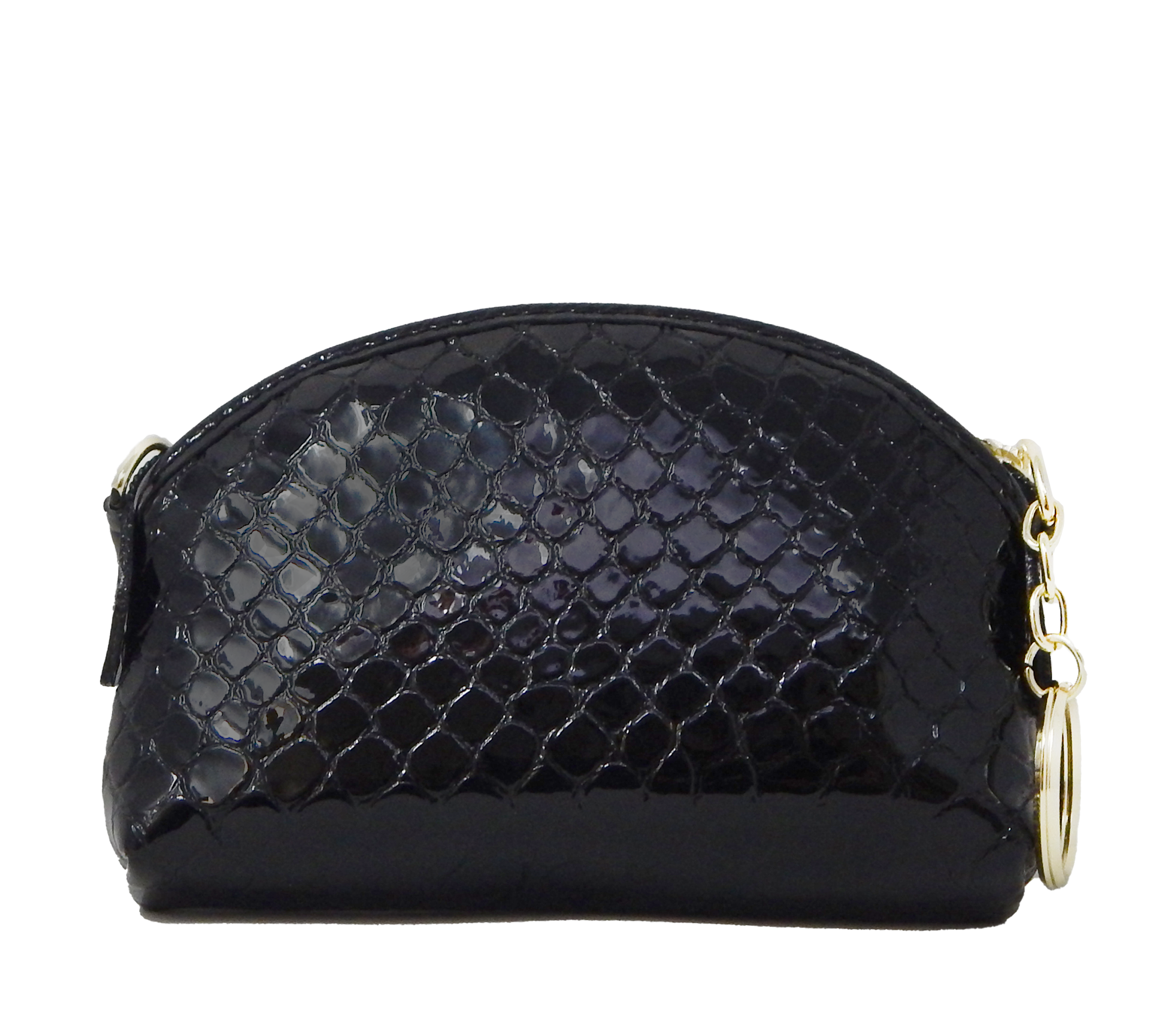 Cavalinho Gallop Patent Leather Change Purse for Women SKU 28170252.01 #color_Black