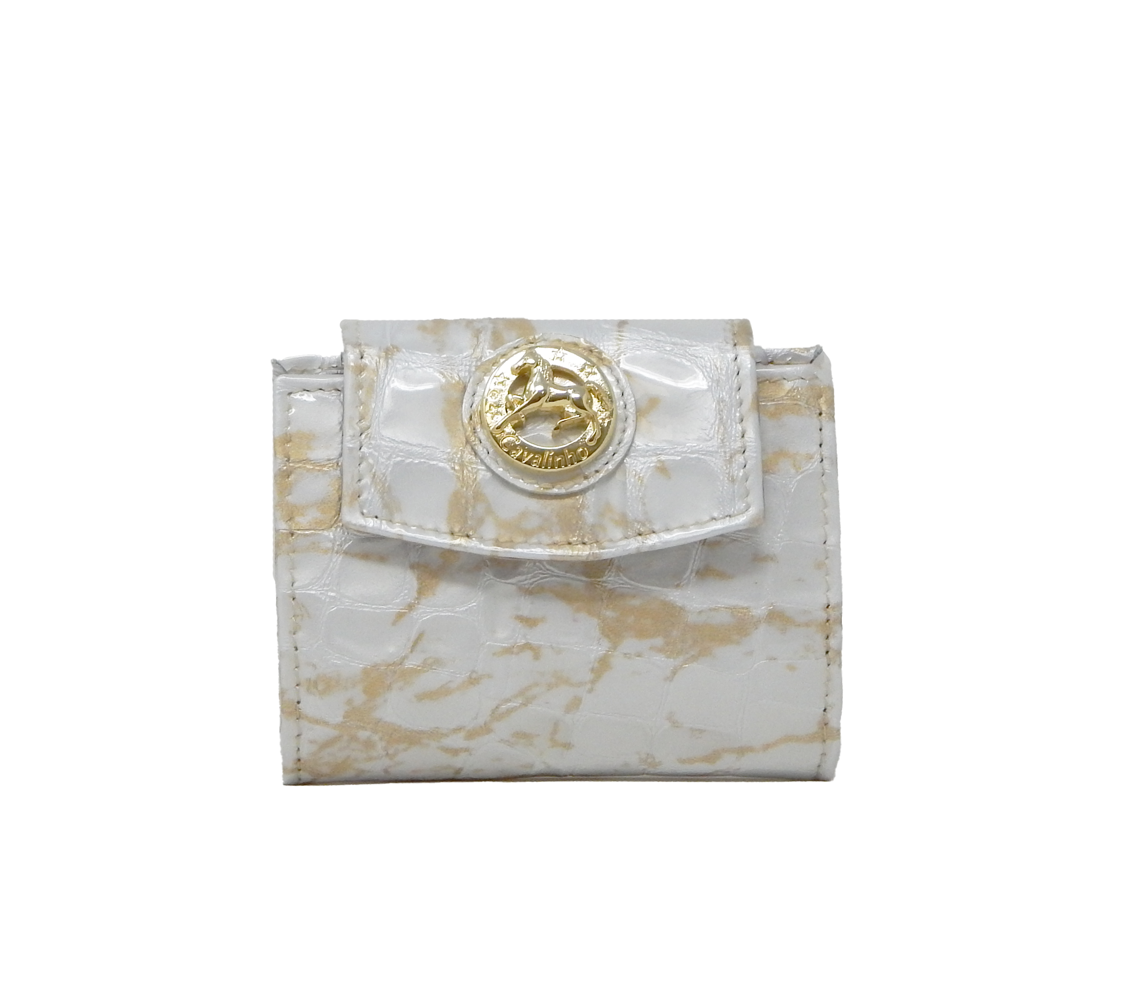 #color_ Beige White | Cavalinho Gallop Mini Leather Wallet - Beige White - 28170272.31_1