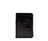 Cavalinho Gallop Patent Leather Card Holder Wallet for Women SKU 28170573.01 #color_Black