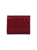 Cavalinho Gallop Compact Patent Leather Wallet SKU 28170574.04 #color_red