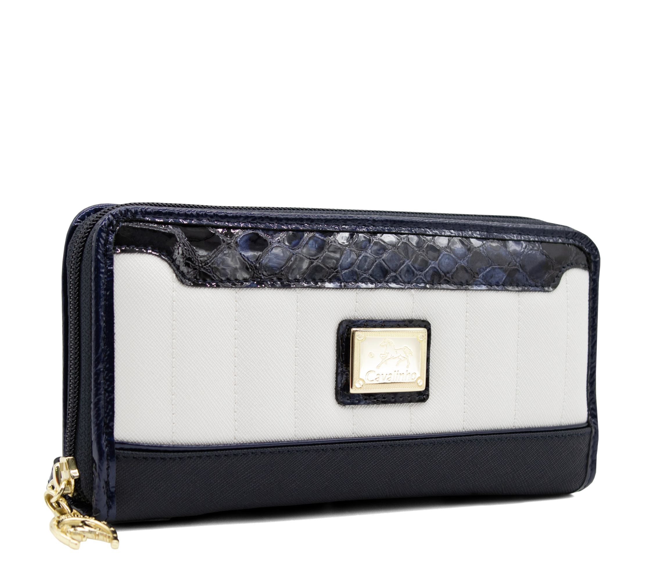 Cavalinho Grace Wristlet Wallet SKU 28250212.03 #color_Navy / White