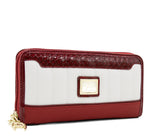 Cavalinho Grace Wristlet Wallet SKU 28250212.04 #color_DarkRed / White