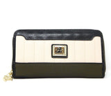 Cavalinho Grace Wristlet Wallet SKU 28250212.09 #color_DarkOliveGreen / Beige