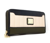 Cavalinho Grace Wristlet Wallet SKU 28250212.09 #color_DarkOliveGreen / Beige