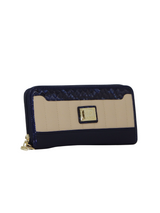 Cavalinho Grace Wristlet Wallet SKU 28250212.22 #color_Navy / Beige