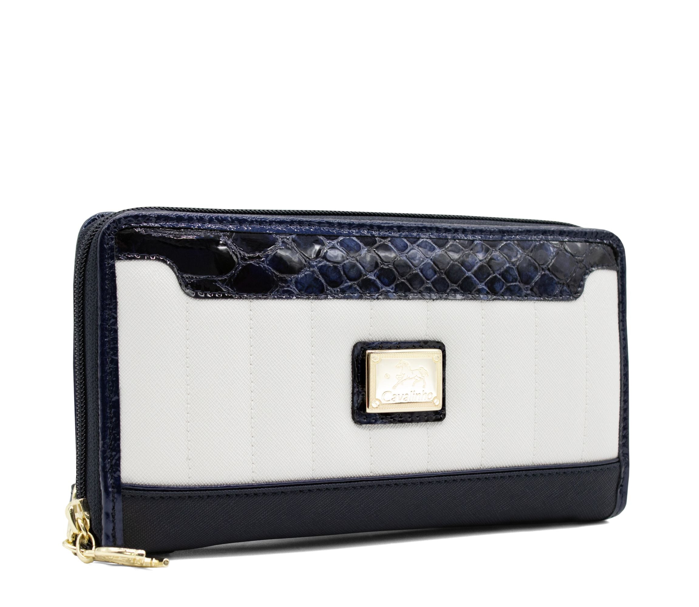 Cavalinho Grace Wristlet Wallet SKU 28250213.03 #color_Navy / White