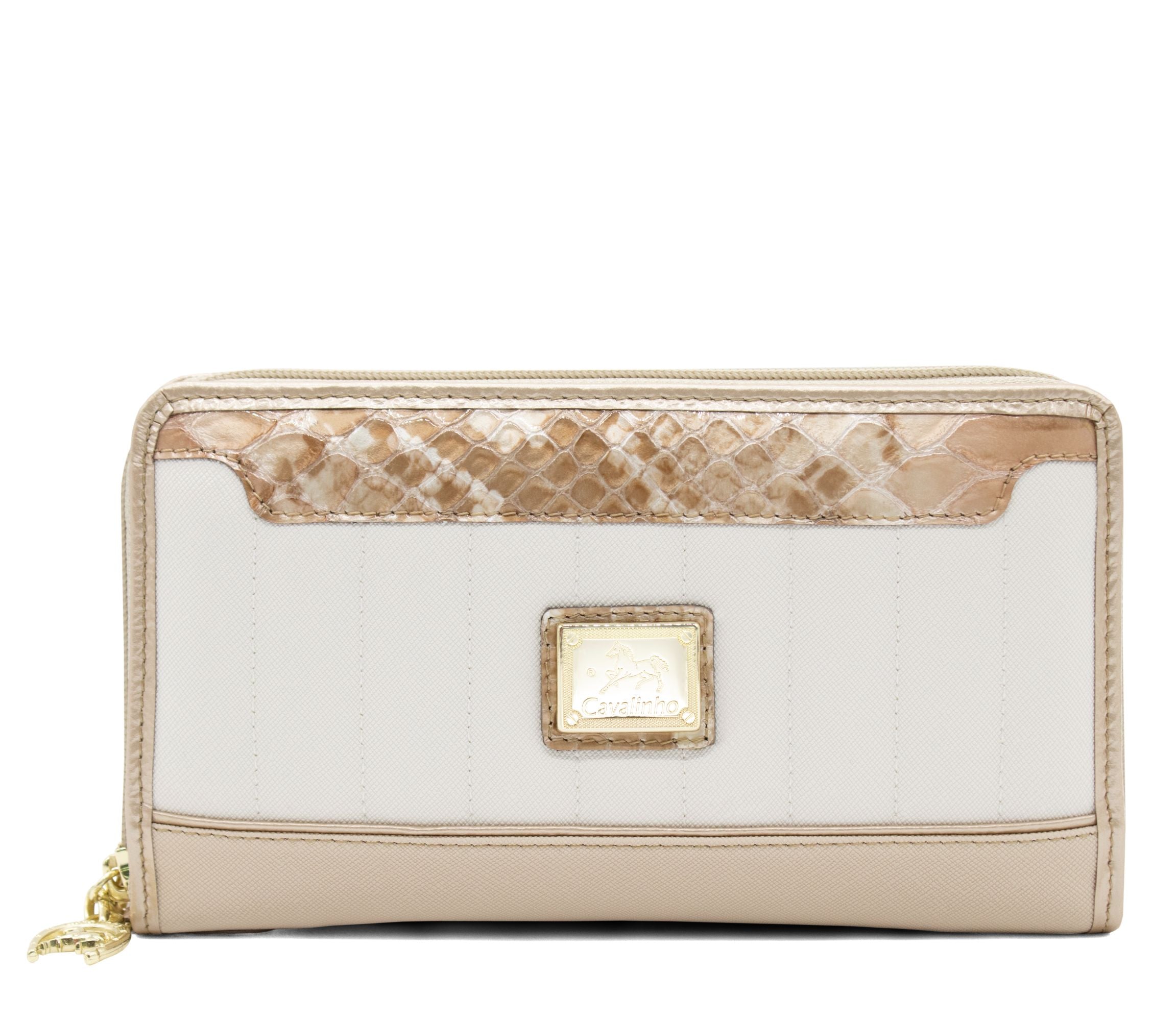 Cavalinho Grace Wristlet Wallet SKU 28250213.05 #color_Beige / White