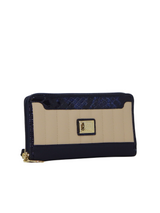 Cavalinho Grace Wristlet Wallet SKU 28250213.22 #color_Navy / Beige