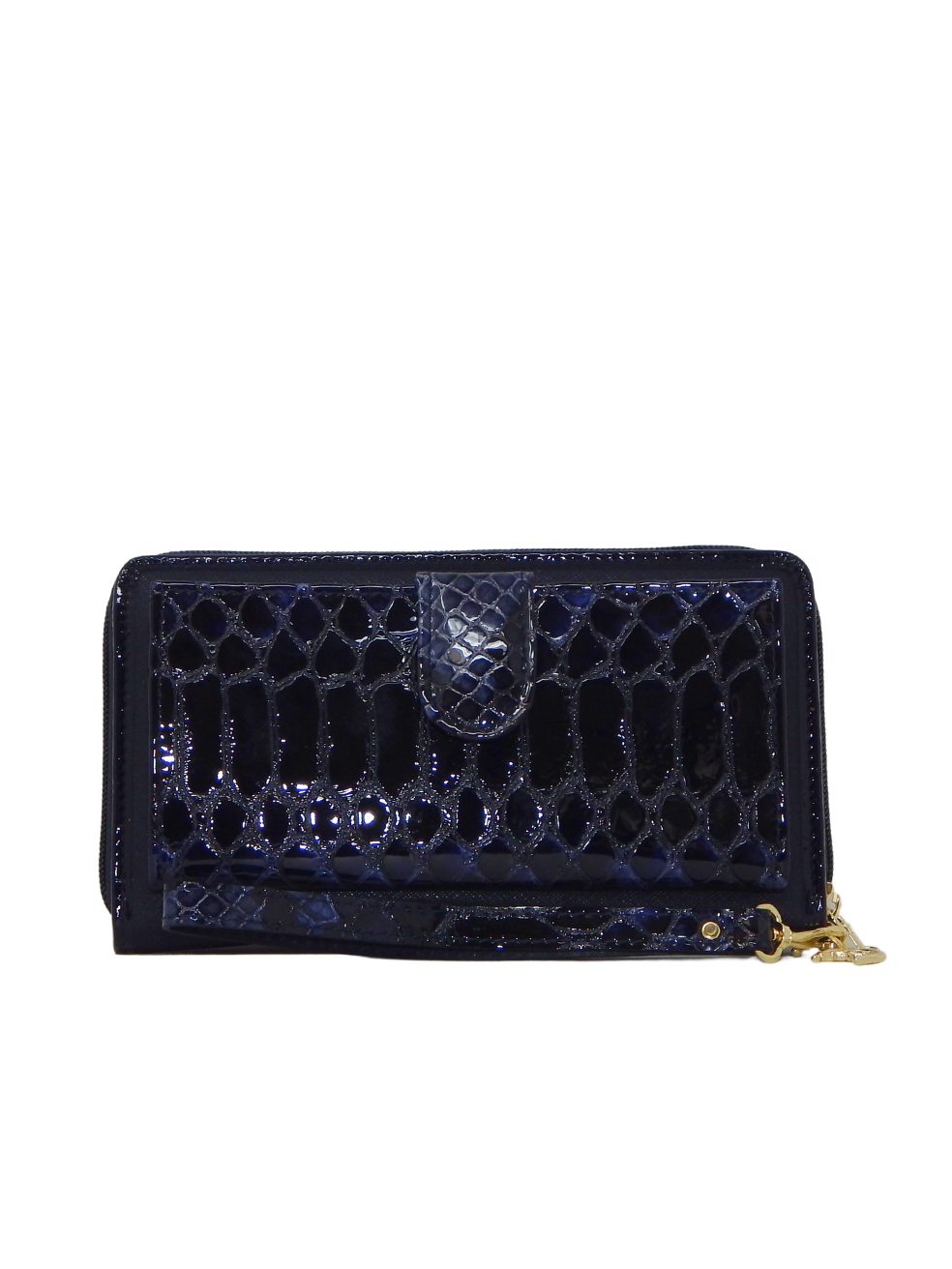 Cavalinho Grace Wristlet Wallet SKU 28250213.22 #color_Navy / Beige