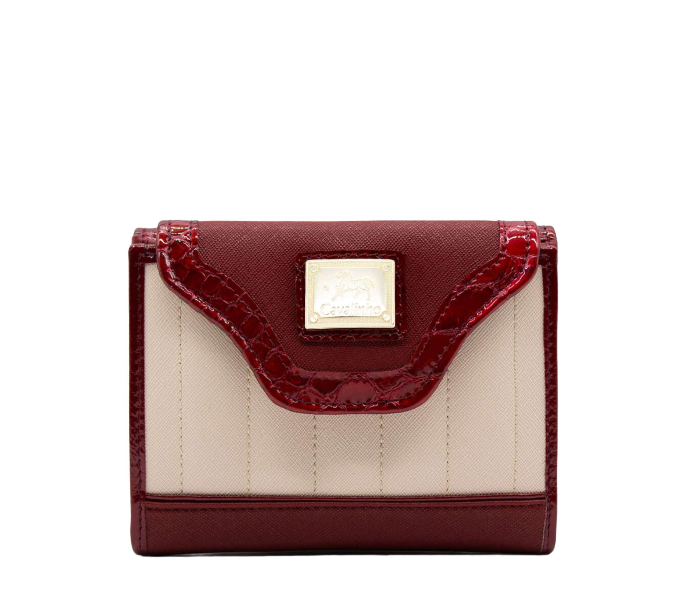 Cavalinho Grace Wallet SKU 28250215.15 #color_DarkRed / Beige