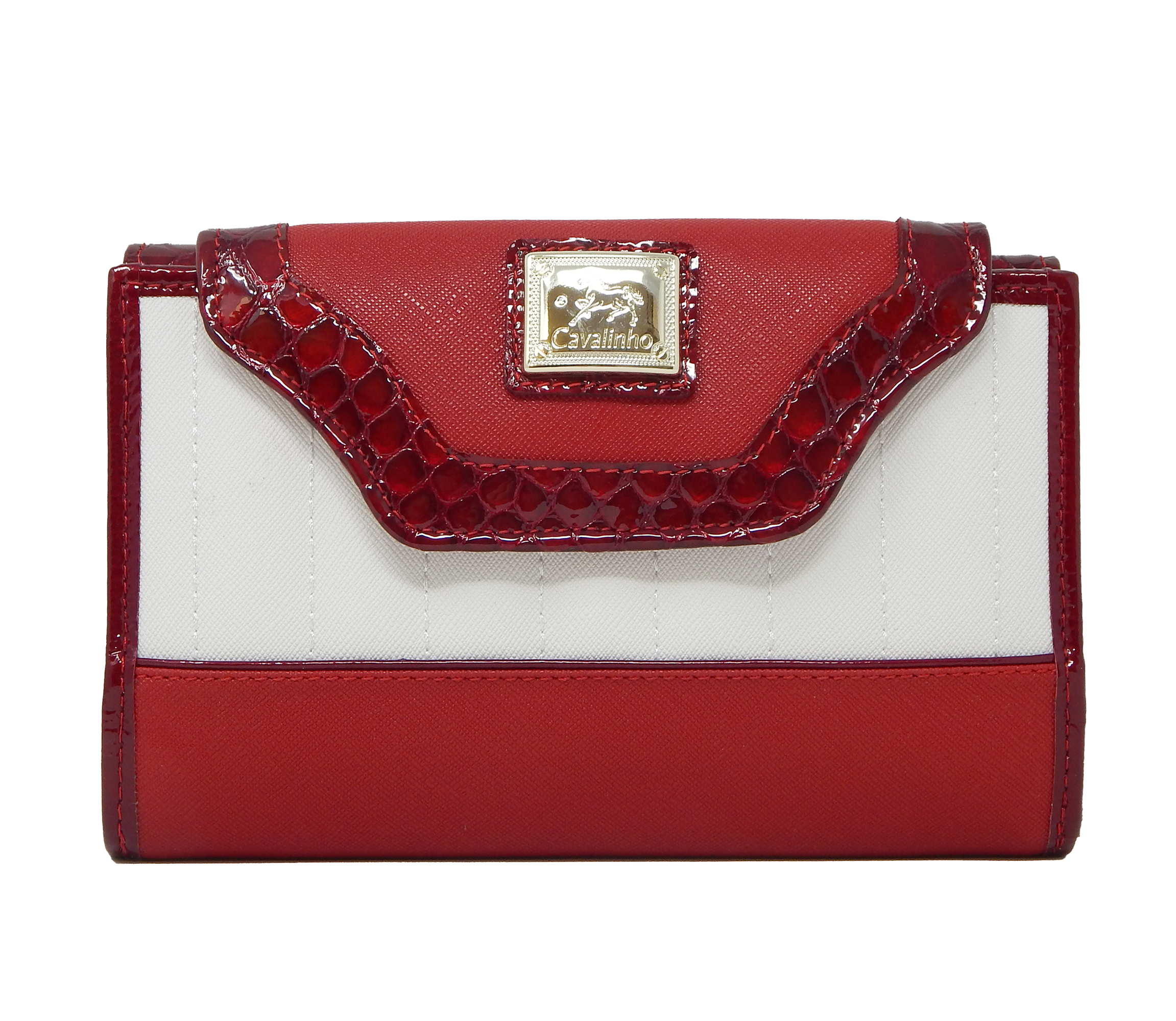 #color_ DarkRed White | Cavalinho Grace Wallet - DarkRed White - 28250222_rd_f