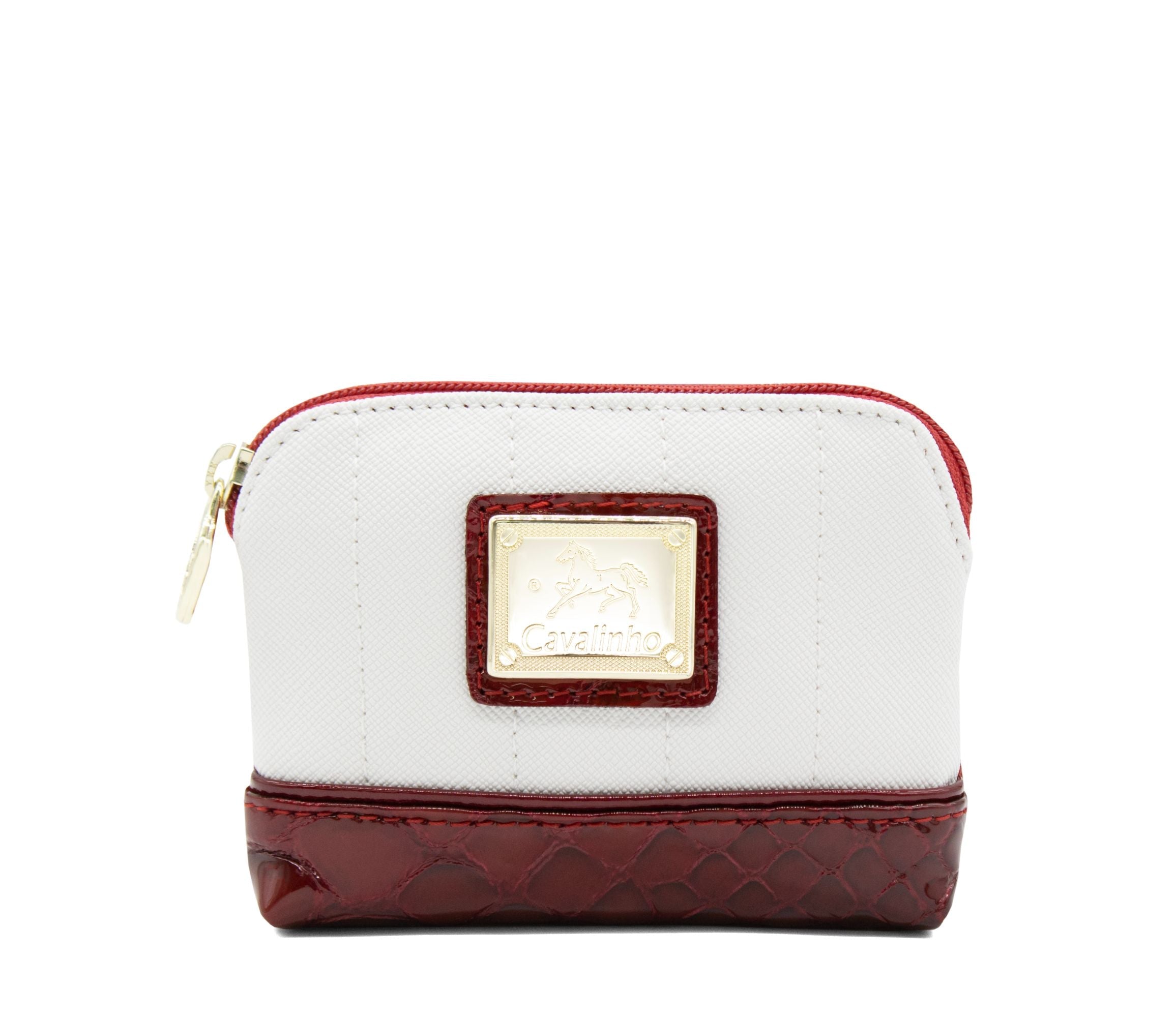 Cavalinho Grace Change Purse SKU 28250250.04 #color_DarkRed / White