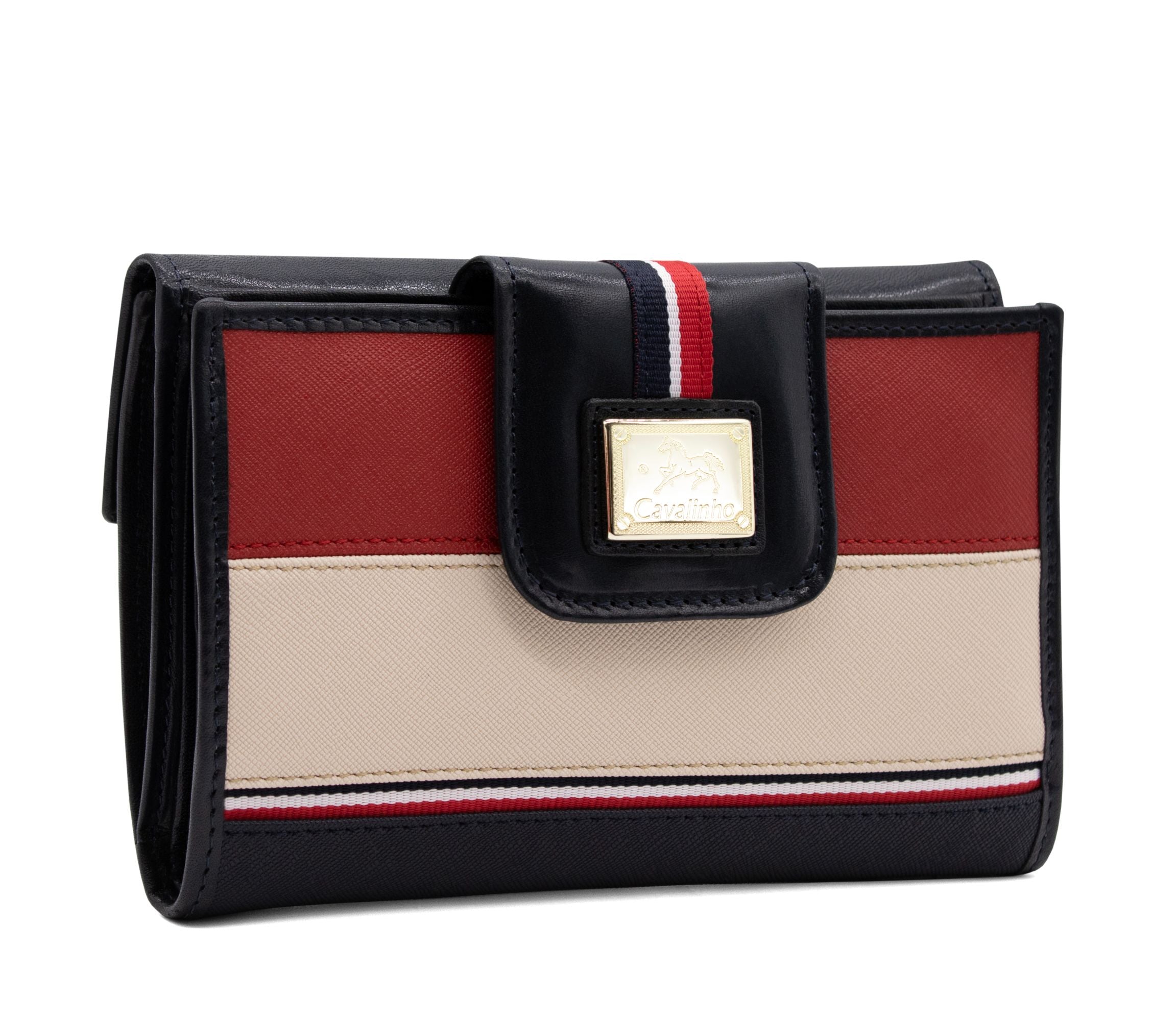 #color_ Navy Beige Red | Cavalinho Unique Wallet - Navy Beige Red - 28260204.22_2