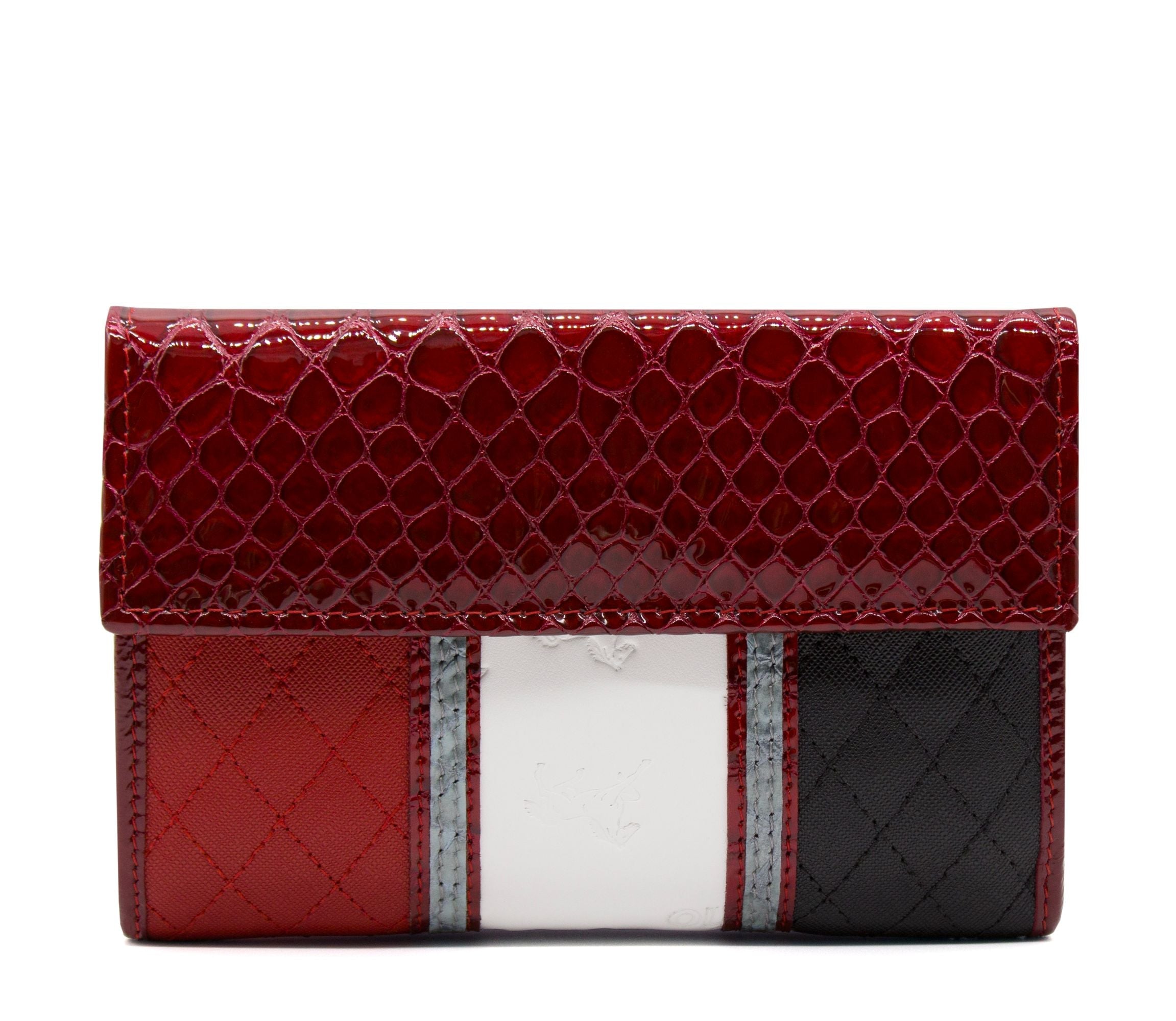 #color_ Black White Red Silver | Cavalinho Royal Wallet - Black White Red Silver - 28390202.23_3