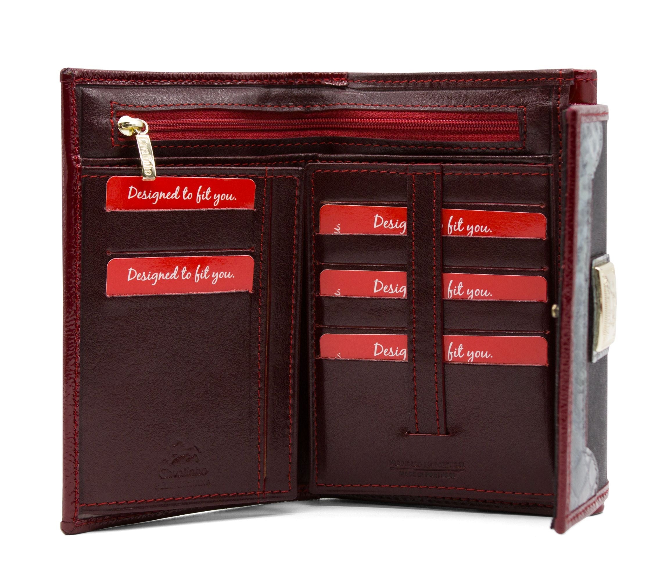 #color_ Black White Red Silver | Cavalinho Royal Wallet - Black White Red Silver - 28390202.23_4