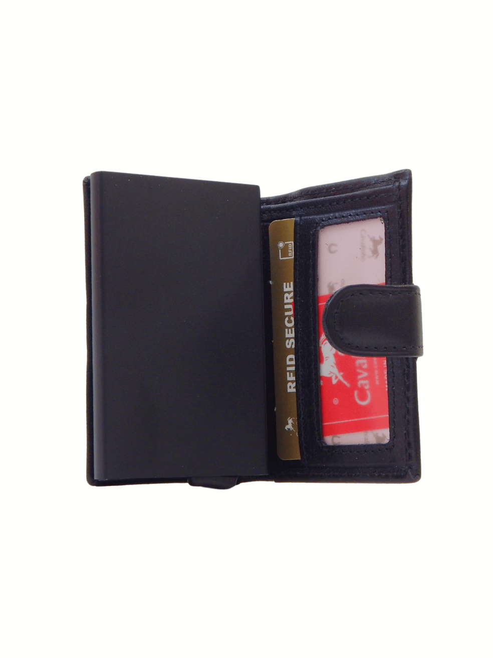 Cavalinho Bifold Pop Up Slim Leather Wallet SU 28610022.01 #color_black