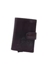 Cavalinho Bifold Pop Up Slim Leather Wallet SU 28610022.02 #color_brown