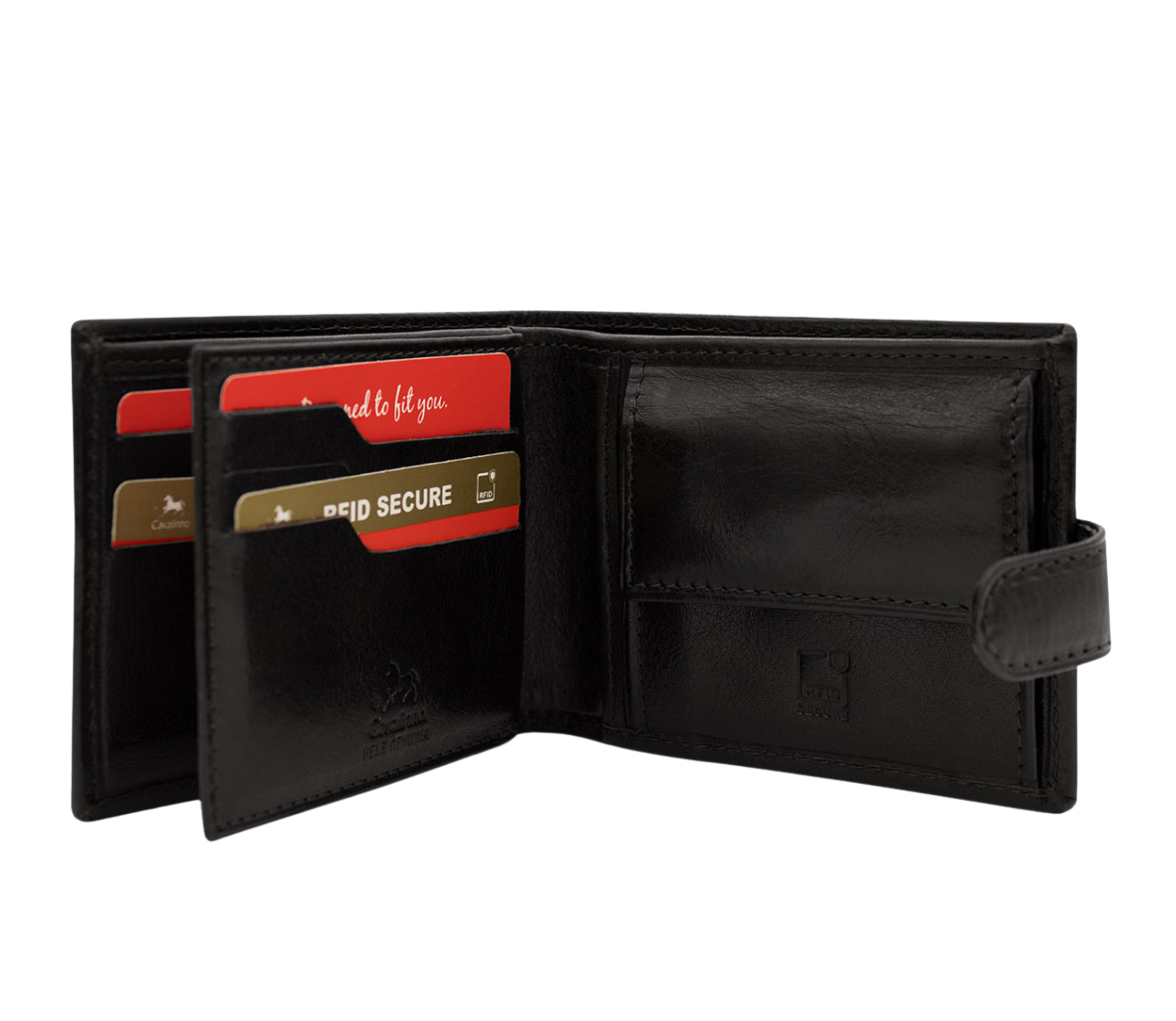 Cavalinho Men's Bifold Leather Wallet SKU 28610516.01 #color_black