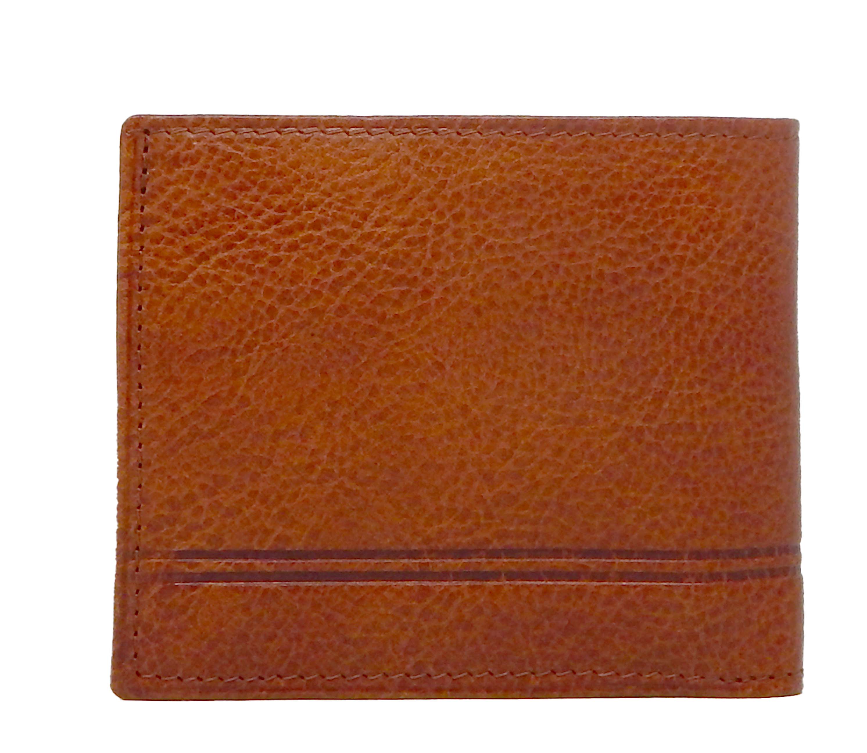 #color_ SaddleBrown | Cavalinho Men's Trifold Leather Wallet - SaddleBrown - 28610517.13.99_3