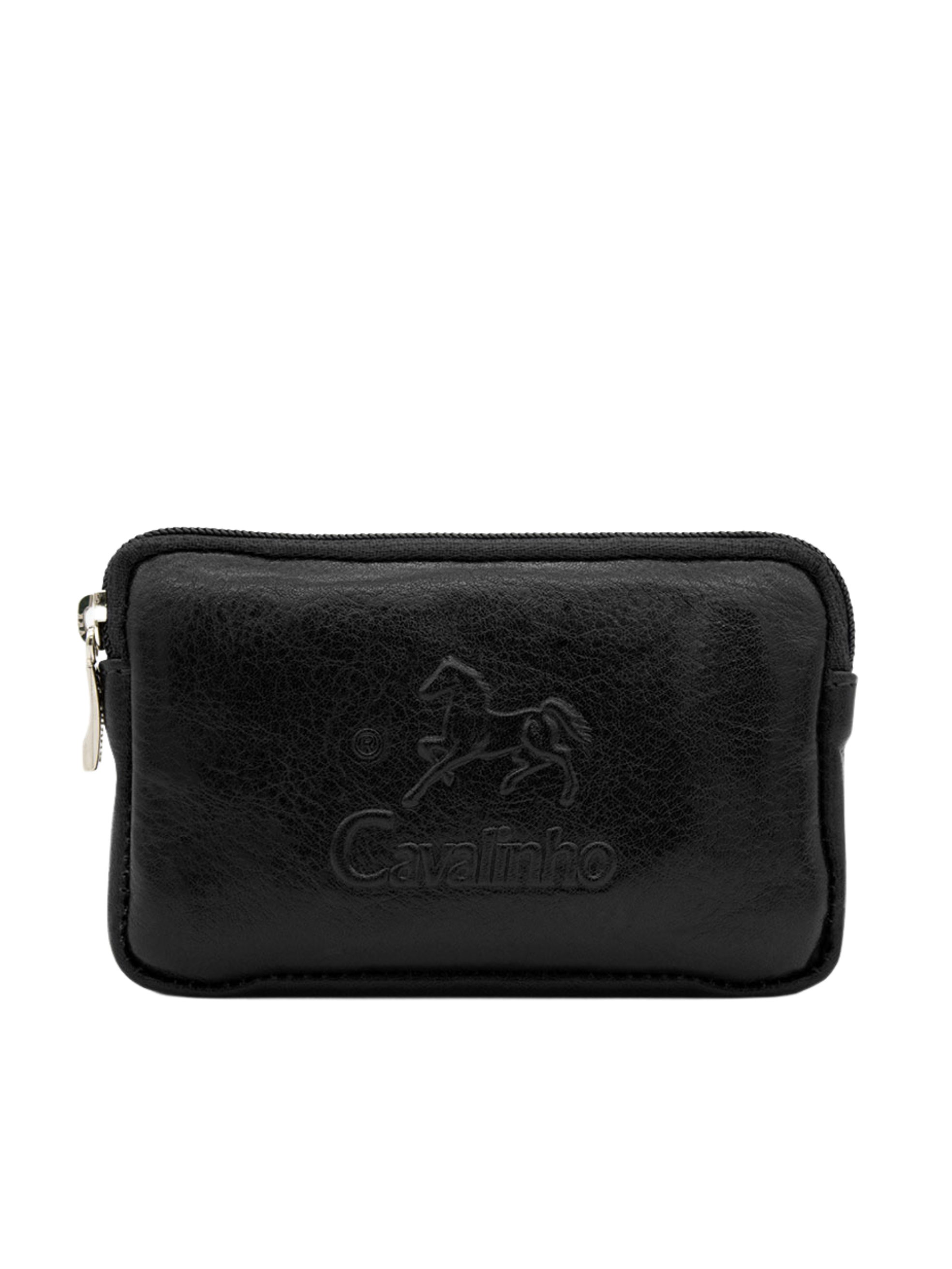 #color_ Black | Cavalinho Men's Leather Change Purse - Black - 28610534.01_P01