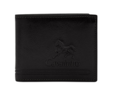 Cavalinho Men's Trifold Slim Leather Wallet SKU 28610554.01 #color_black