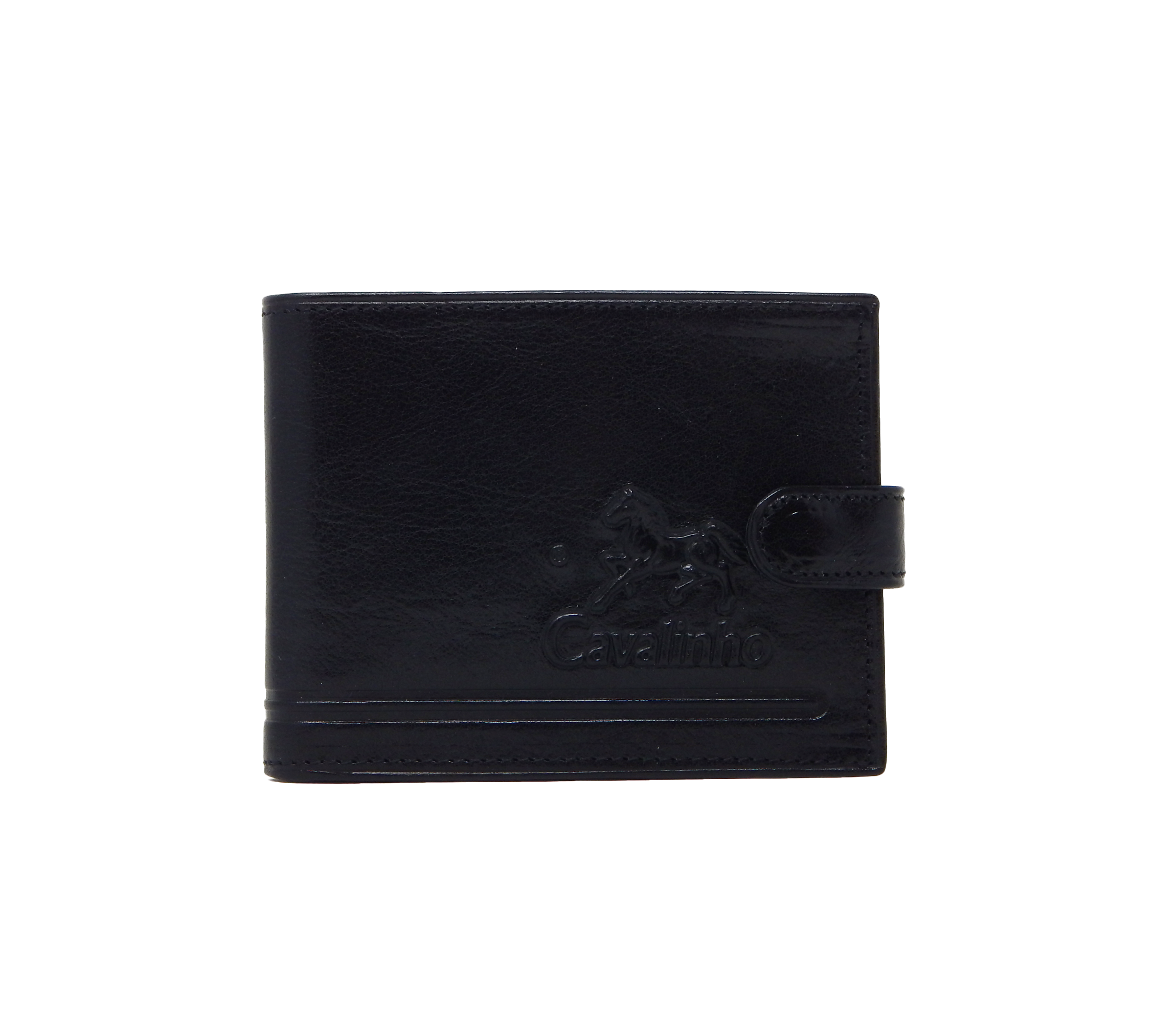 Cavalinho Leather Trifold Wallet for Men SKU 28610564.01 #color_black