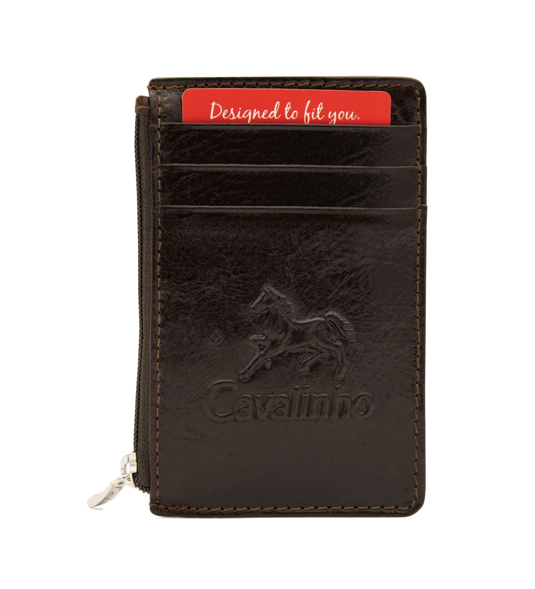 Cavalinho Card Holder Slim Wallet SKU 28610573.02 #color_brown