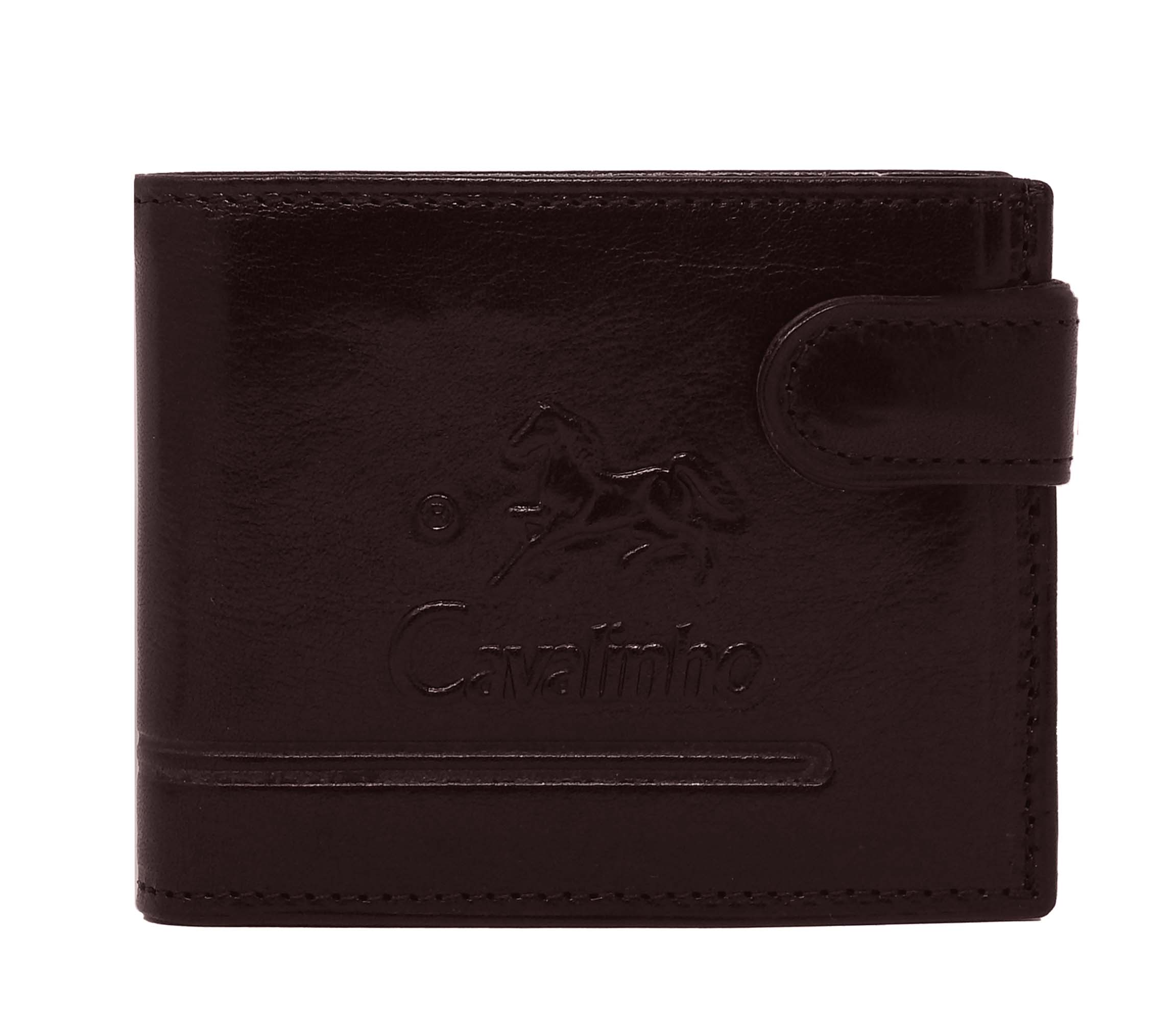 Cavalinho Men's Trifold Leather Wallet SKU 28610586.02 #color_brown