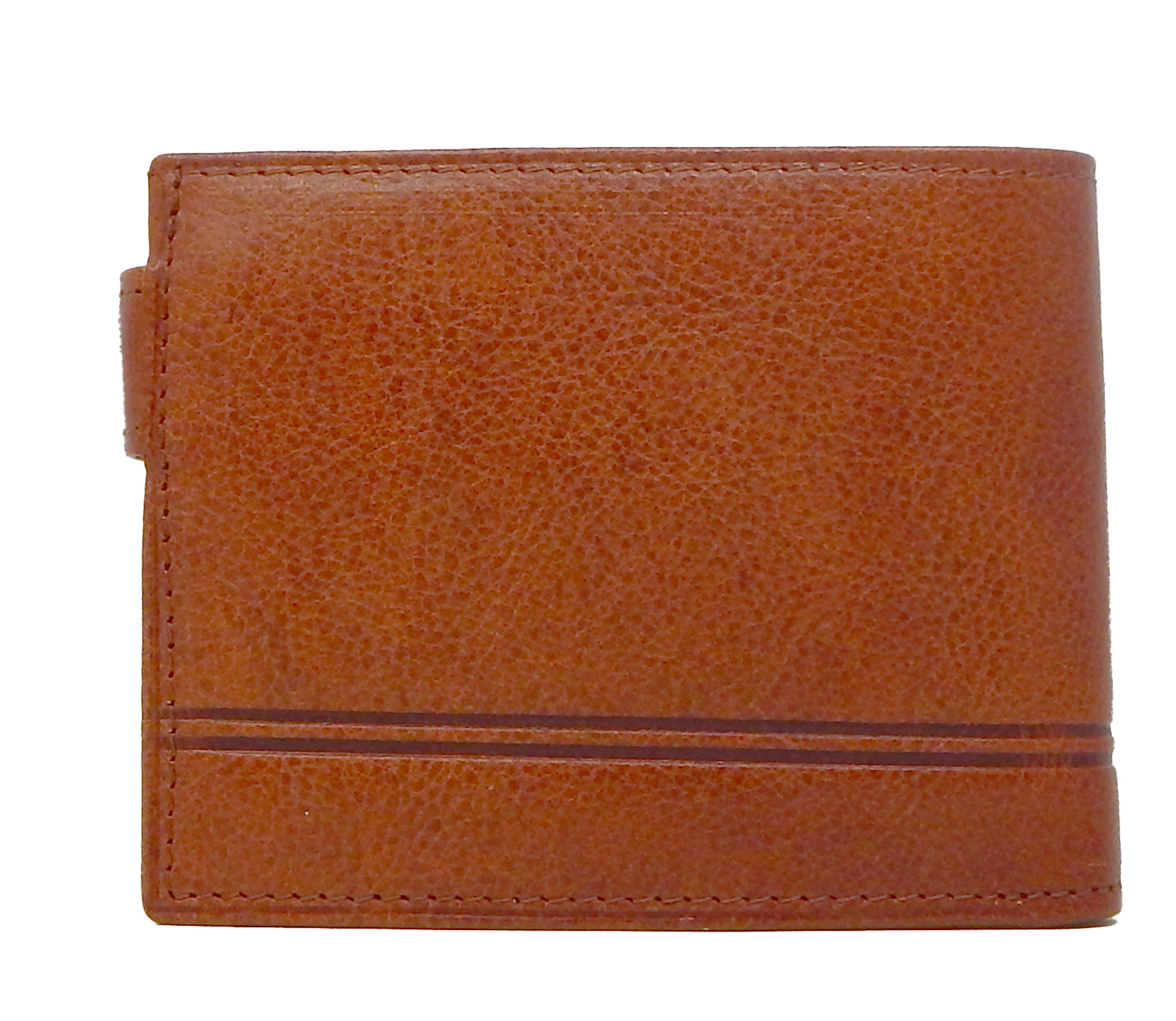 Cavalinho Men's Bifold Leather Wallet SKU 28610588.13 #color_saddlebrown