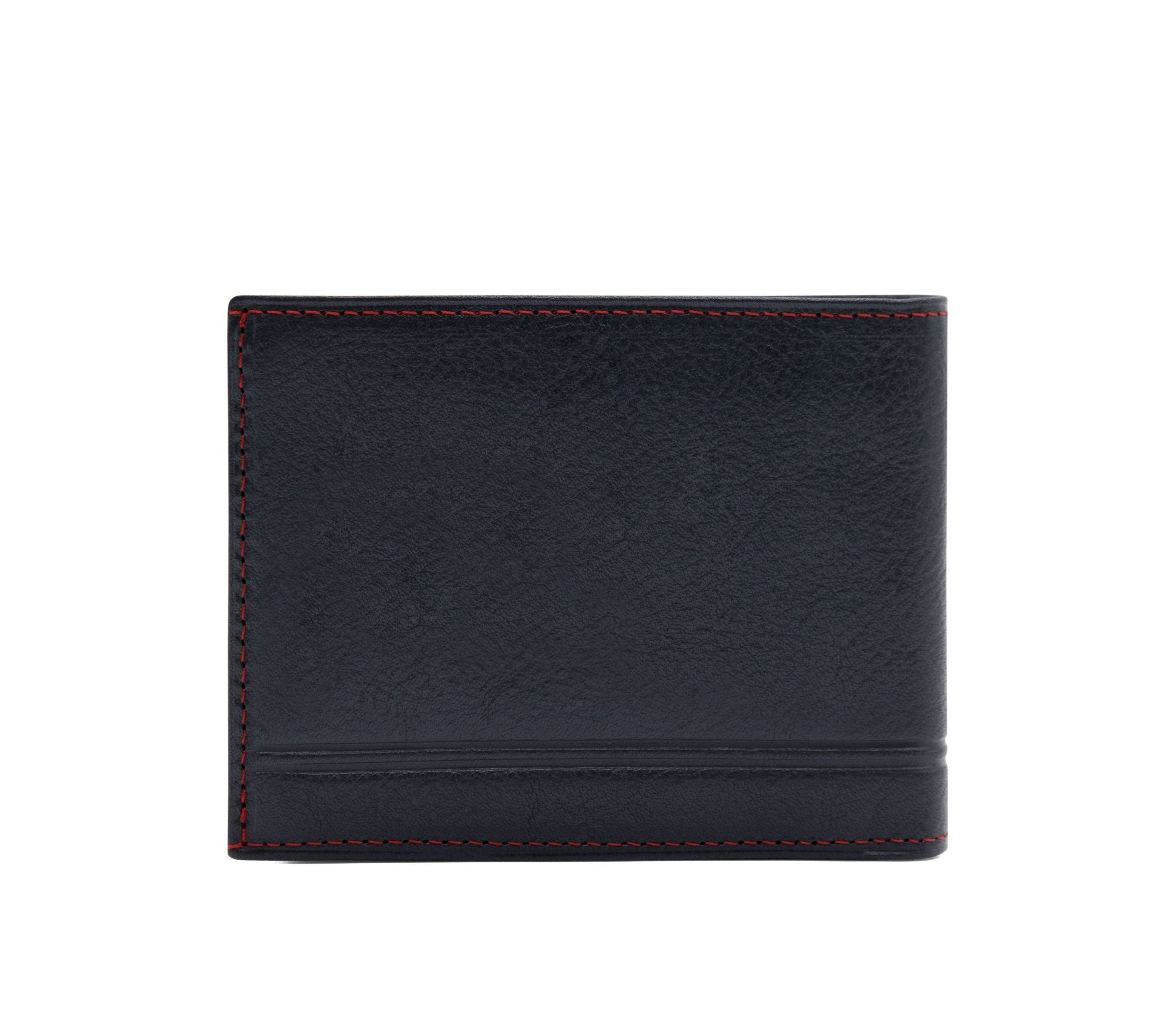 #color_ Navy | Cavalinho Men's Navy Trifold Leather Wallet - Navy - 28640505.03_3