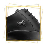 #color_ Black | Cavalinho Toe Cap Oxford - Black - 4070001_Logo