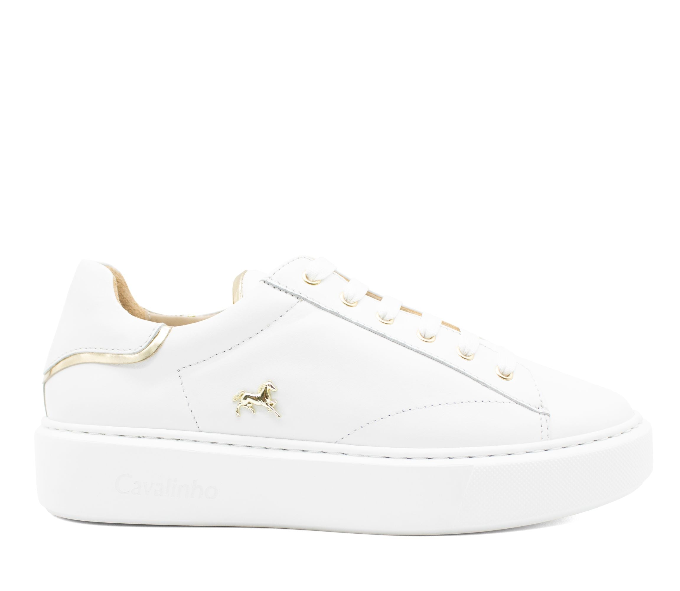 Cavalinho Spirit Sneakers for Women SKU 48010102.16 #color_White & Gold