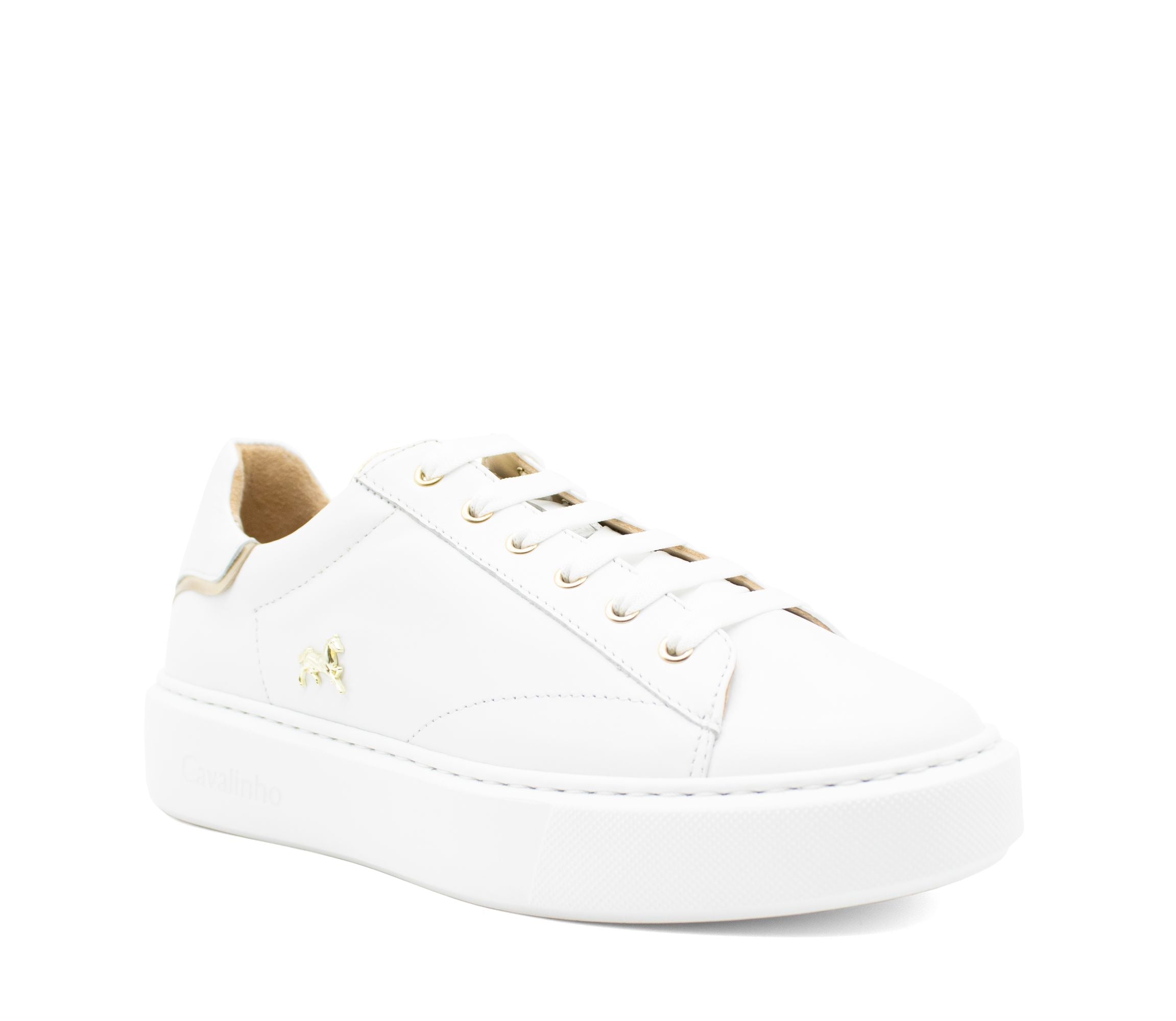 Cavalinho Spirit Sneakers for Women SKU 48010102.16 #color_White & Gold