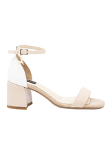 Cavalinho Loved Block Heel Sandal SKU 48010115.31 #color_beige / white