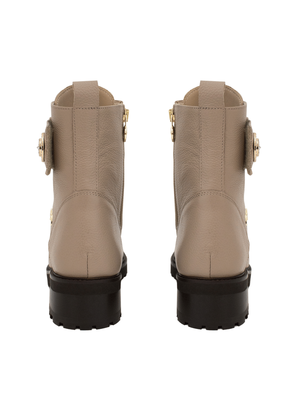 Cavalinho Diamond Platform Ankle Boots SKU 48010123.31 #color_sand / beige