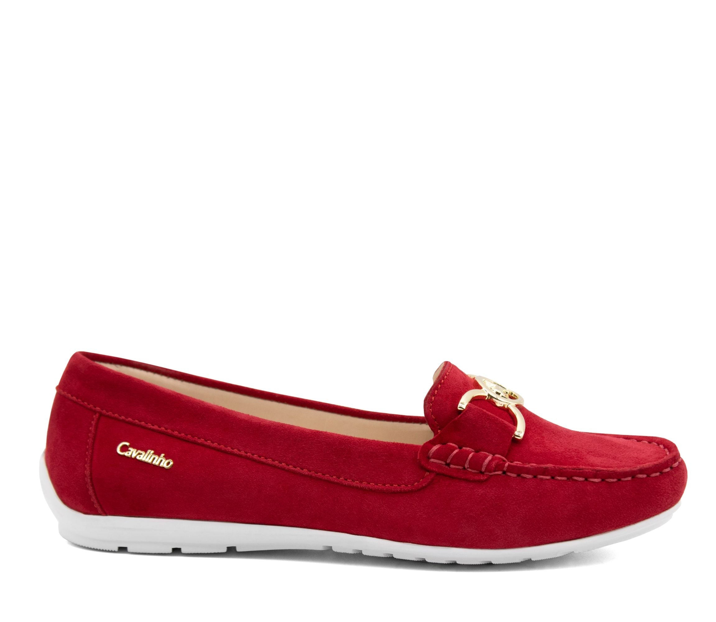 Cavalinho Belle Leather Loafers for Women SKU 48020001.04 #color_red