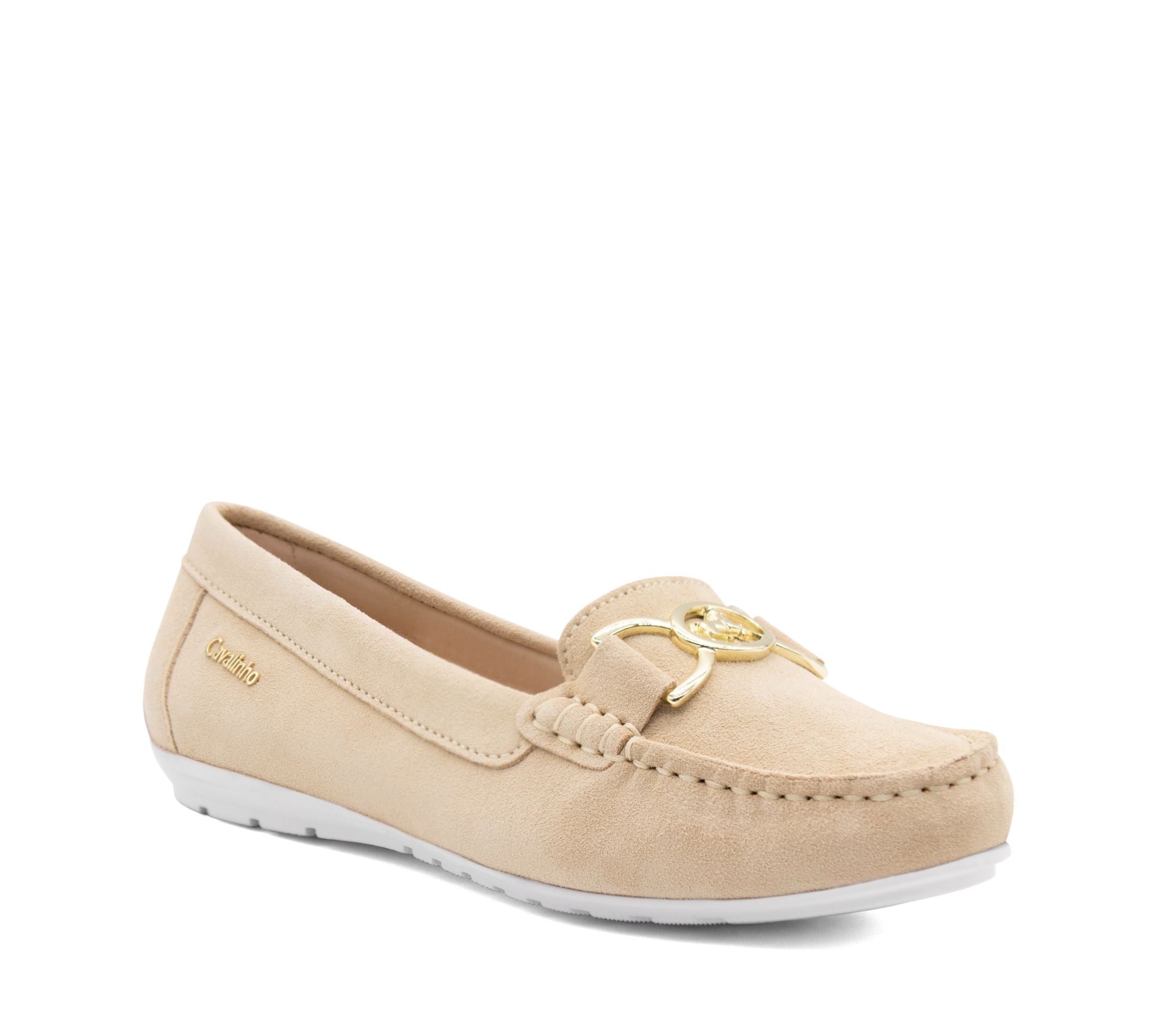 Cavalinho Belle Leather Loafers for Women SKU 48020001.05 #color_beige