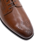 Cavalinho Cavalo Lusitano Leather Derby Brogue Shoes SKU 48060202.14 #color_Brown