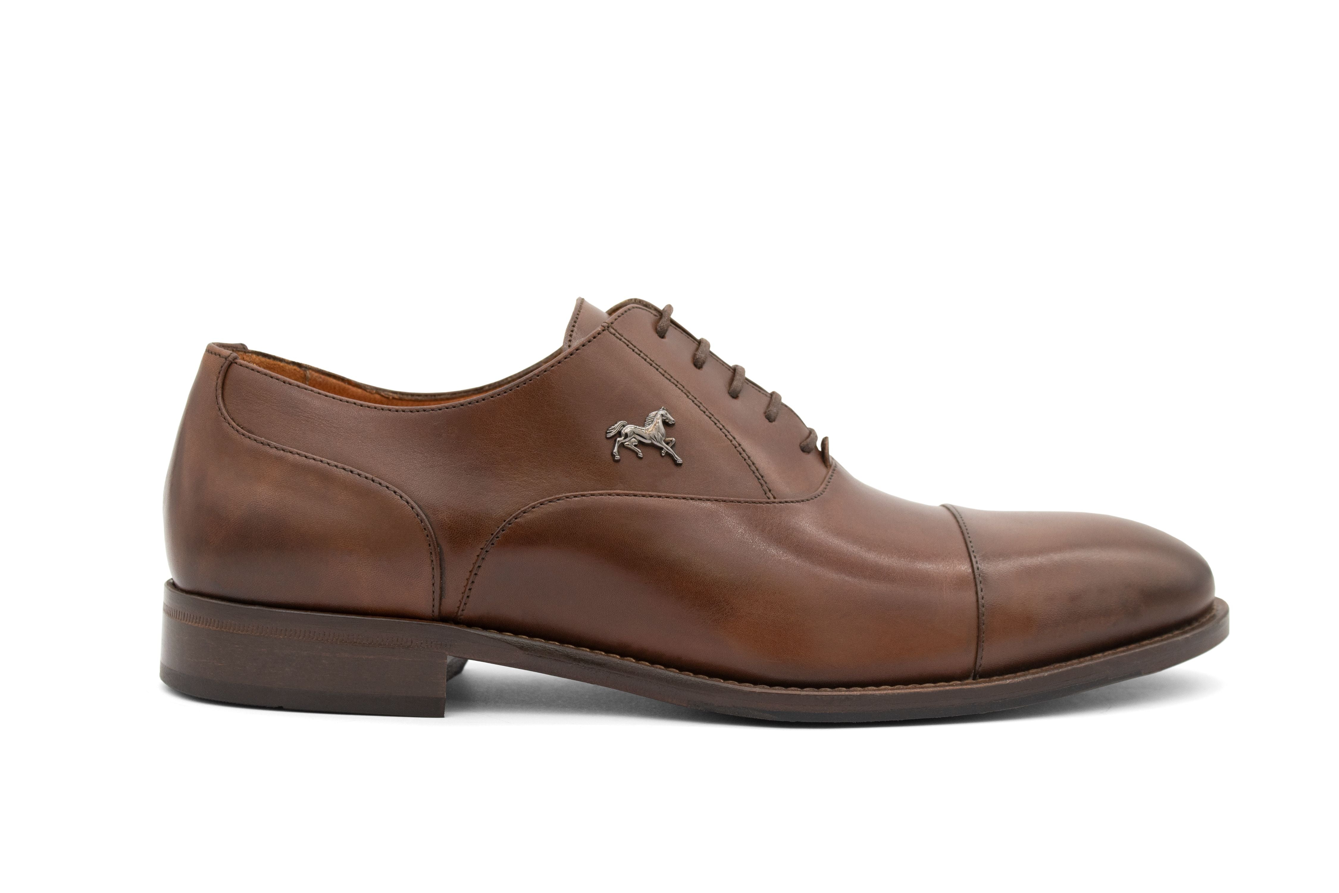 #color_ Brown | Cavalinho Toe Cap Oxford - Brown - 48070001.02_1