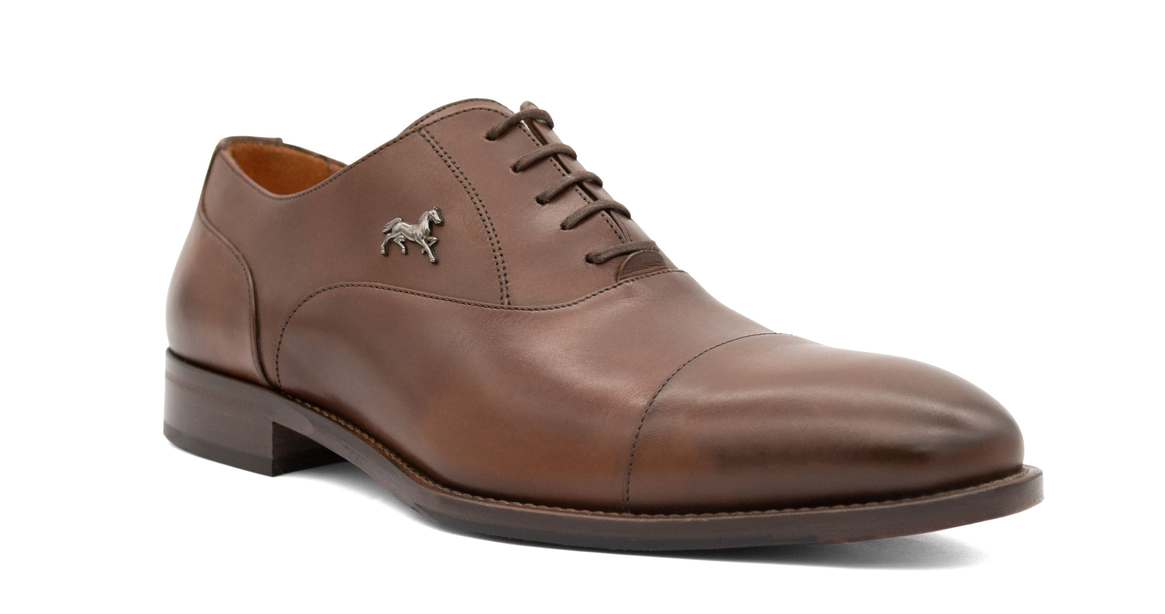 #color_ Brown | Cavalinho Toe Cap Oxford - Brown - 48070001.02_2