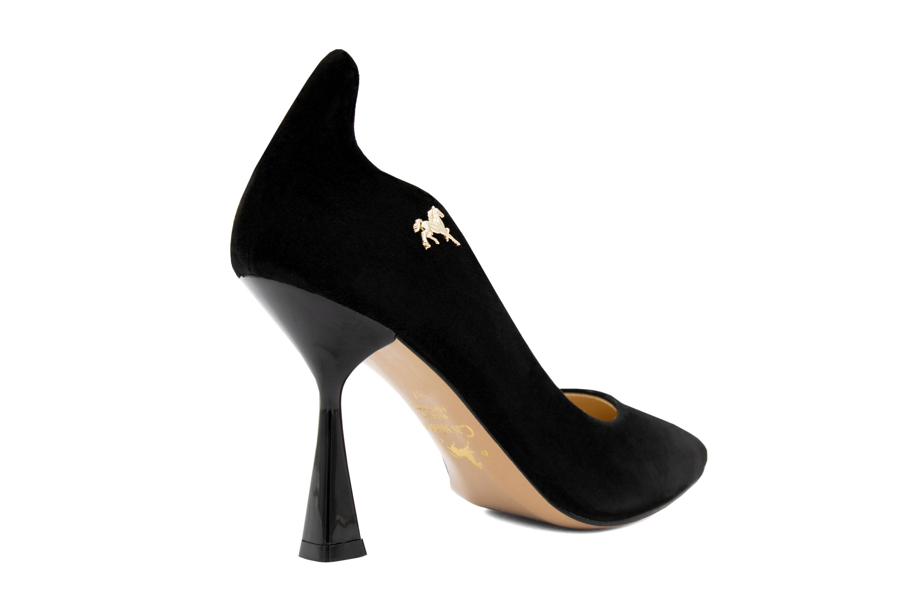 #color_ Black | Cavalinho Suede EndLess Love High Heels - Black - 48100585.01_3